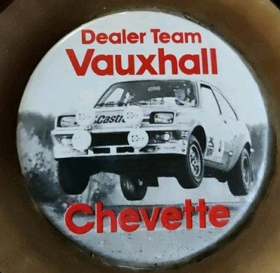 DEALER TEAM VAUXHALL CHEVETTE 2300HS Genuine Original 1970s Promotional Badge — photo 1