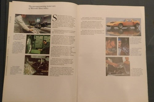 1971 Mercedes Sales Brochure History Production Se SL  C111 — photo 2