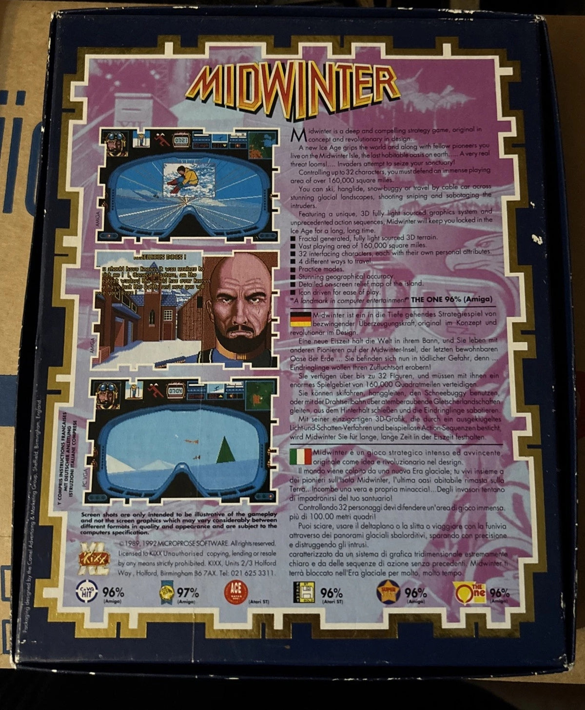 Midwinter Big Box PC IBM Game KIXX XL Rainbird — photo 2