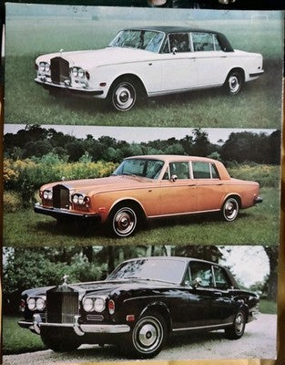 Rolls-Royce Silver Shadow Corniche Fold Out Brochure — photo 3