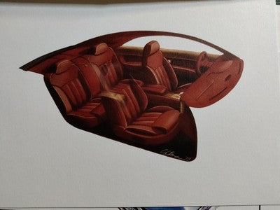 Official Bentley Brooklands Limited Edition of 500 Drawing Art Prints in Folder — photo 4