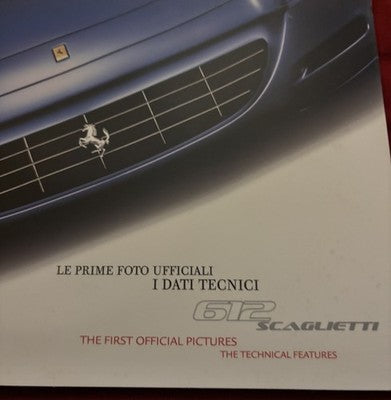 2004 Ferrari 612 Scaglietti Press Kit Media Information Brochure CD 1981/03 — photo 2