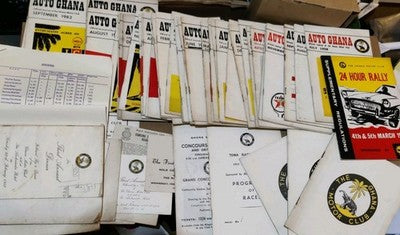 Job Lot Vintage Auto Ghana - Ghana Motor Club Rally Magazines / Programmes — photo 2