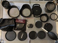Job Lot Canon Camera Accessory Bundle Hoods Macro Filters Caps Cleaning Tools… — photo 1