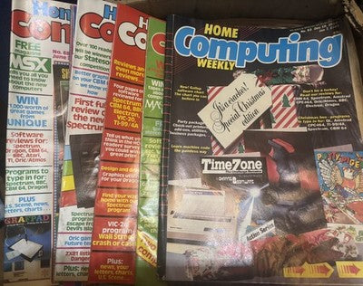 LARGE JOB LOT BUNDLE of Popular/Home Computing Weekly Magazines 1983-1990 — photo 2