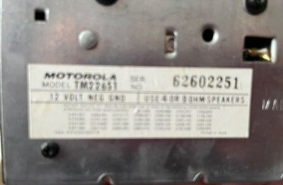 Motorola TM226S1 8 Track Player  Classic Car  Under Dash NEW OLD STOCK — photo 4