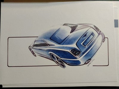 Official Bentley Brooklands Limited Edition of 500 Drawing Art Prints in Folder — photo 3