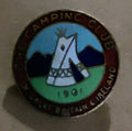 The Camping Club of Great Britain & Ireland Vintage Enamel Pin Badge J R Gaunt — photo 1