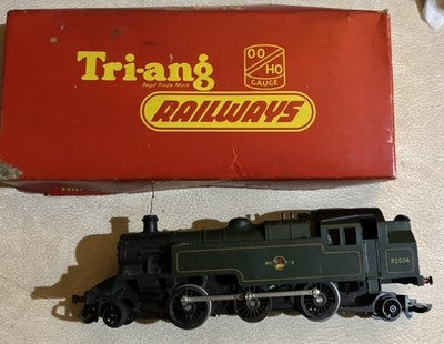 Vintage Triang Railways R59 2-6-2 3MT BR Black Tank Locomotive 82004 Train — photo 3