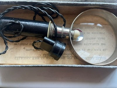 Enbeeco Magnalite 12V Illuminated Map Reading Magnifier Classic Car Rally — photo 2