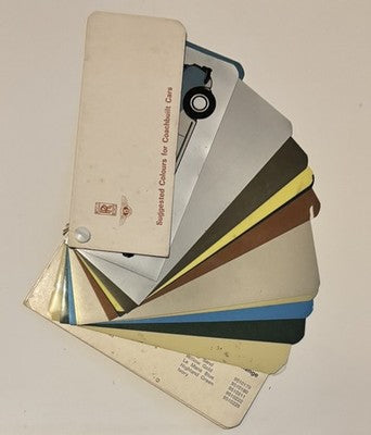 Rolls Royce Bentley Paint Colour Sample Book  COACHBUILT CARS Shadow MPW FHC — photo 3