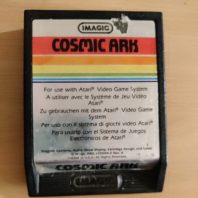 Cosmic Ark Atari 2600 Video Game Cartridge Imagic — photo 1