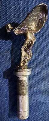Genuine Rolls-Royce Spirit of Ecstasy Flying Lady Mascot & Spring Assembly Rod — photo 3