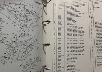 Aston Martin V8 Coupe, Vantage & Volante / DBS Complete FACTORY PARTS MANUAL — photo 3