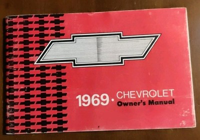 1969 Chevrolet Owners Guide Manual Handbook Original Impala Caprice Biscayne — photo 1
