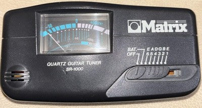 Matrix SR-1000 Quartz Guitar Tuner 9V Made In Korea — photo 1