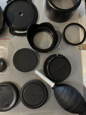 Job Lot Canon Camera Accessory Bundle Hoods Macro Filters Caps Cleaning Tools… — photo 7