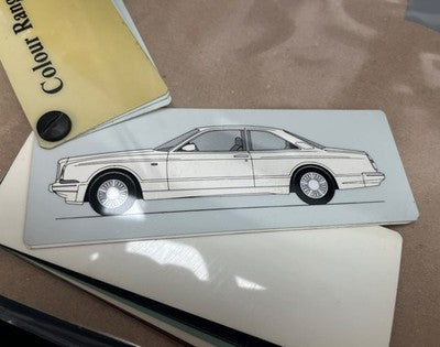 1992-95 Rolls Royce Bentley Paint Colour Sample Book TSD5298 Spirit Spur Turbo R — photo 5