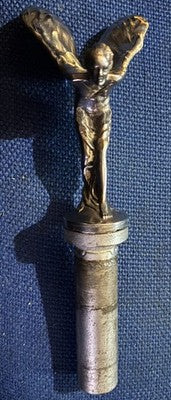 Genuine Rolls-Royce Spirit of Ecstasy Flying Lady Mascot & Spring Assembly Rod — photo 2