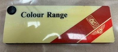 1992-95 Rolls Royce Bentley Paint Colour Sample Book TSD5298 Spirit Spur Turbo R — photo 2