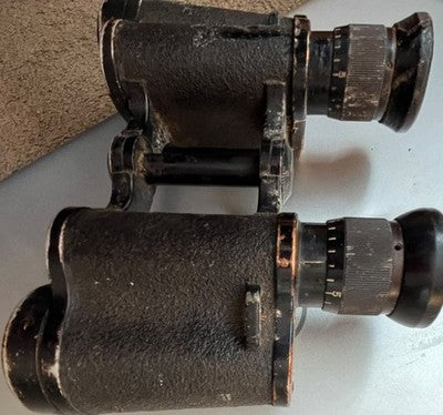1940 German Military WWII Carl Zeiss Jena 6x30 Dienstglas H/6400 Binoculars WW2 — photo 8