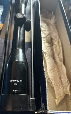 Carl Zeiss Jena ZF 6 x42 M Made In Germany Rifle Scope BOXED EXCELLENT — photo 4