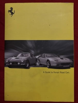 Ferrari - A Guide To Road Cars UK RHD Price List Brochure up to 2003 — photo 1