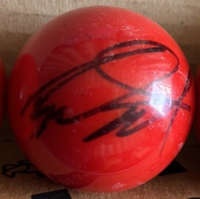 Steve Davis (Red Ball) - Signed Snooker Ball — photo 1