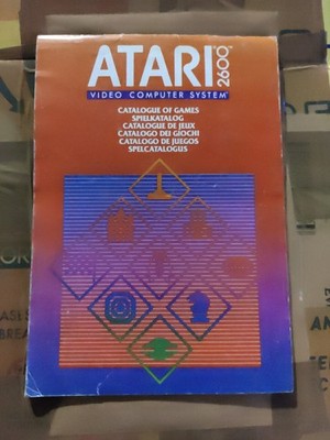 Original 'Catalogue Of Games' for Atari 2600 1982 Rev 2 Booklet — photo 1