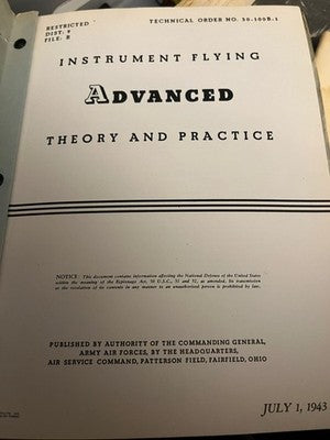 Instrument Flying Advanced Theory and Practice WW2 USAAF 30-100B-1 1943 B17 B24 — photo 2