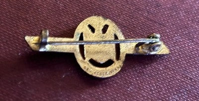 Vintage German DSB Pistole Shooting Badge Winged Deutscher Schützenbund Pin — photo 2