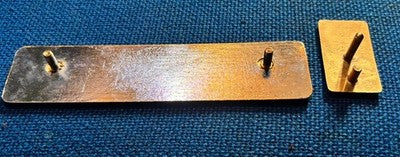 GENUINE Rolls-Royce Vintage Gold Plated Corniche Boot Badge Set — photo 3