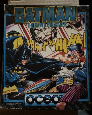 BATMAN THE CAPED CRUSADER Sinclair ZX Spectrum Game Boxed with Manual — photo 1