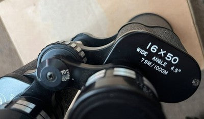 Vintage Boots 16x50 Wide Angle Binoculars Fully Coated Optics With Case — photo 5