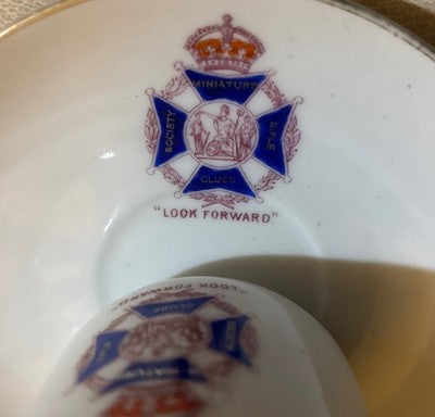 Society of Miniature Rifle Clubs SMRC Award Teacup & Saucer Small Bore — photo 5