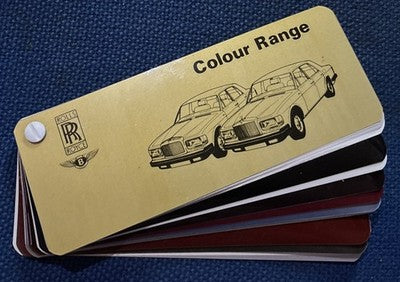 Rolls Royce / Bentley Colour Range Sampler Sample Book TSD 4428 Spirit Spur — photo 1