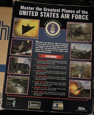 Janes USAF Flight Simulator | Big Box PC Game | Complete United States Air Force — photo 2