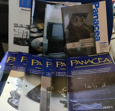 Panacea Panasonic/Technics Service Repair Dealer Magazine JOB LOT — photo 1