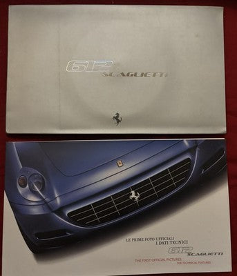 2004 Ferrari 612 Scaglietti Press Kit Media Information Brochure CD 1981/03 — photo 1