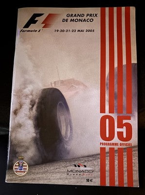 2005 Monaco Grand Prix Official F1 Programme Monte Carlo Formula 1 Raikkonen — photo 1