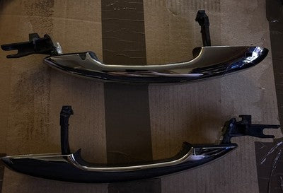 GENUINE MINI F54 F55 F56 F57 F60 Door Handle Chrome 51217327343 51217434538 PAIR — photo 2