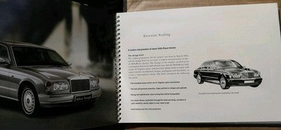 Rolls Royce Silver Seraph Insight Dealer Brochure RARE — photo 2