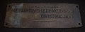 Vintage Metro Cammell Weymann MCW Bus Body Construction Makers Plate Badge — photo 1