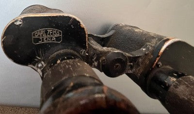 1940 German Military WWII Carl Zeiss Jena 6x30 Dienstglas H/6400 Binoculars WW2 — photo 7