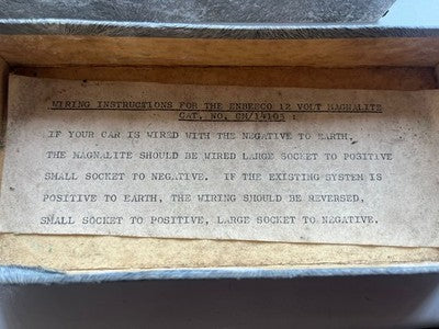 Enbeeco Magnalite 12V Illuminated Map Reading Magnifier Classic Car Rally — photo 3