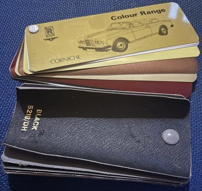 Rolls Royce Bentley CORNICHE Convertible Colour  Sample Hood Sample Book TSD4045 — photo 2
