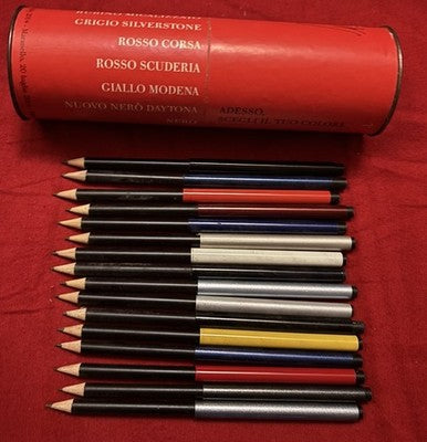 Ferrari F430 Private Launch Preview Paint Colour Sample Pencil Set — photo 1
