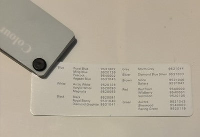 1993-96 Rolls Royce Bentley Paint Colour Sample Book TSD5298 Spirit Spur Turbo R — photo 5