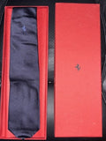 Ferrari 100% Silk Tie Navy Blue Prancing Horse Made in Italy Boxed — photo 1