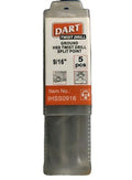 DART IHSS1764 9/16" HSS Twist Drill Bit 5 PACK — photo 1